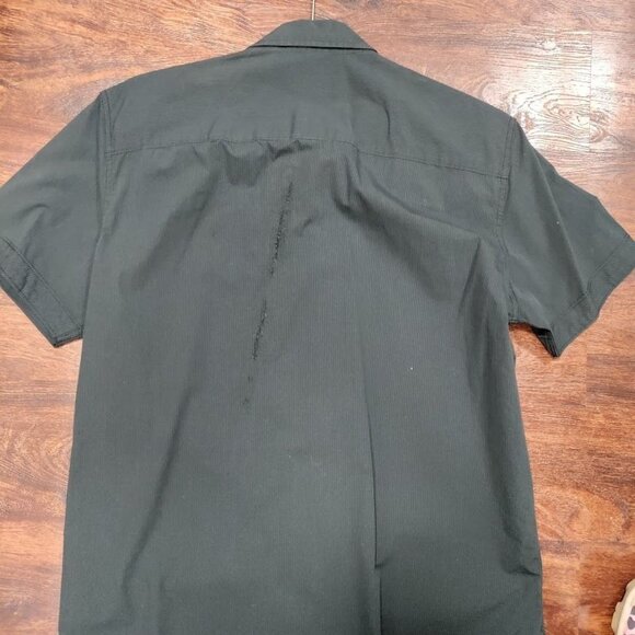 Rock & Republic Downtown Cool Iconic Button Front Shirt Navy Blue Mens Size L - Picture 5 of 14